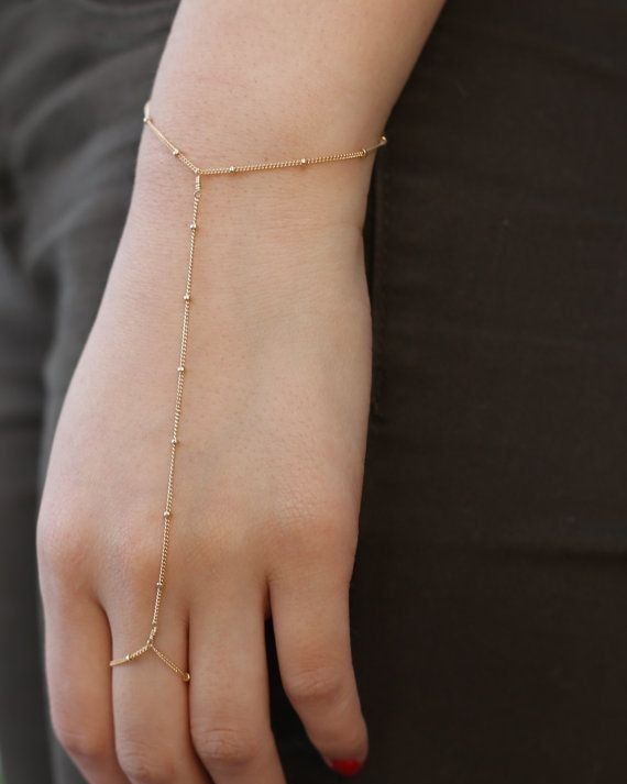 Serene Ring Cum Chain Bracelet