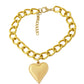 Bold Heart Anti Tarnish Bracelet