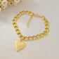 Bold Heart Anti Tarnish Bracelet
