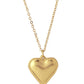 Bold Heart Chain Necklace