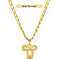 Bow Pendant Anti Tarnish Chain