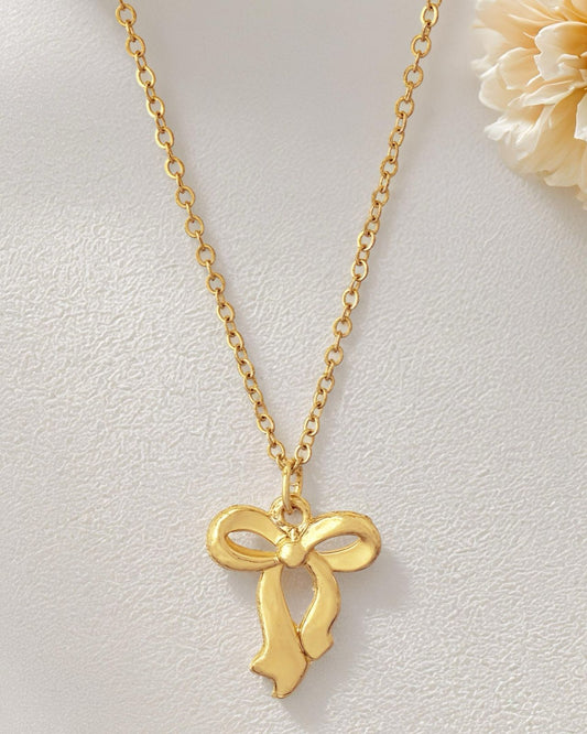 Bow Pendant Necklace