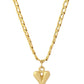 Bubble Heart Anti Tarnish Chain