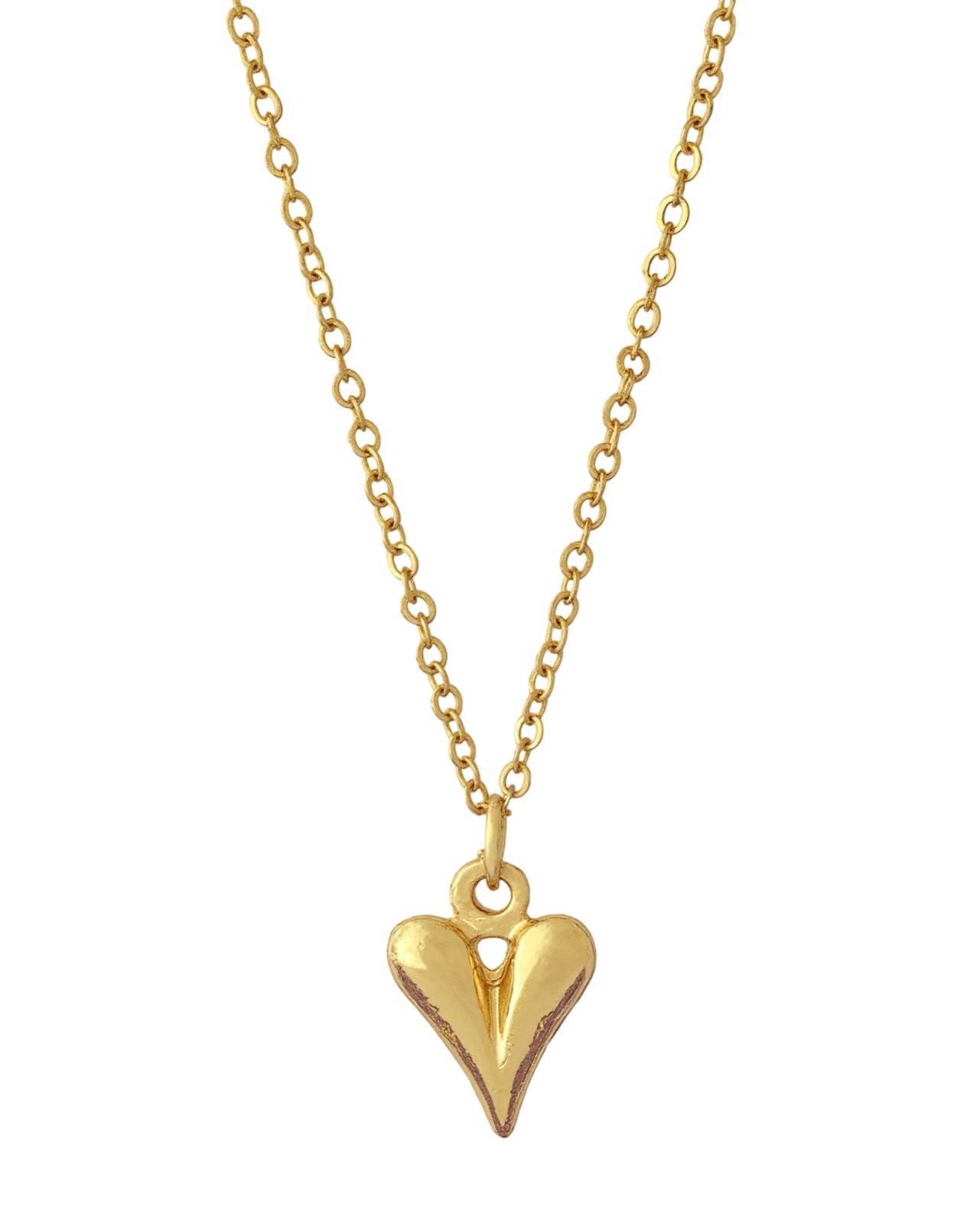 Bubble Heart Chain Necklace