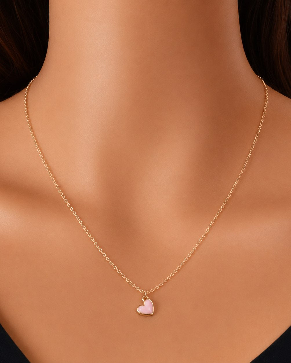 Blush Heart Necklace