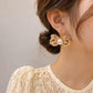 Pearl Bow Earrings