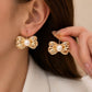 Pearl Bow Earrings