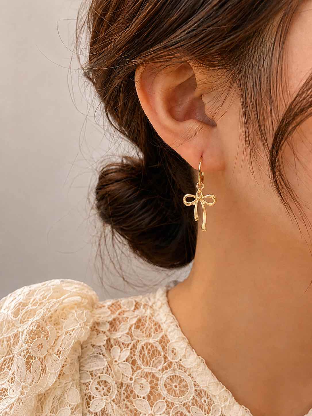Ribbon Bow Earrings