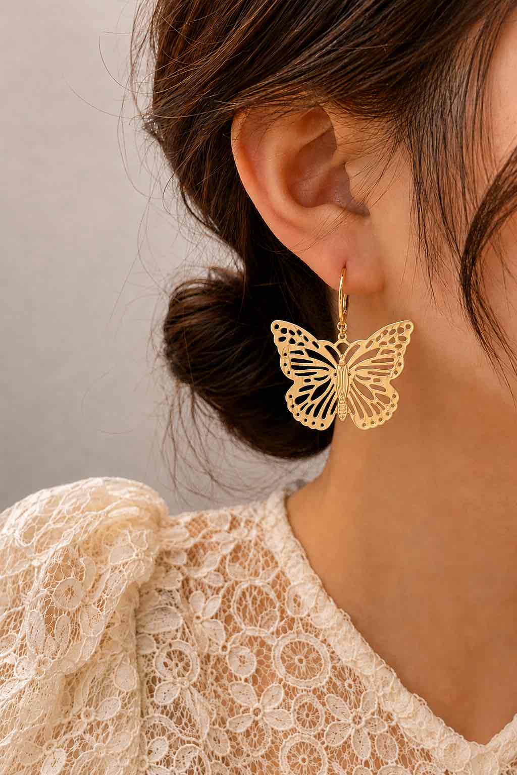 Statement Butterfly Earrings