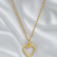 Heart Pendant Chain Necklace