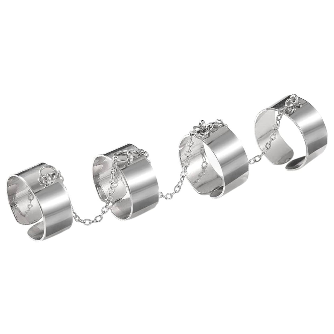 Cool Linked Silver Rings