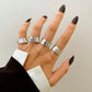 Cool Linked Silver Rings