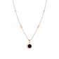 Black Clock Bob Chain Necklace