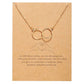 Dual Ring Pendant Necklace