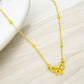 Simple Bow Heart Pendant