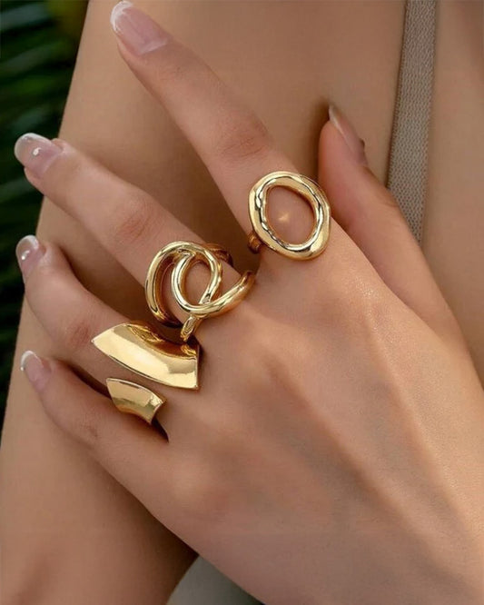 3 Stackable Finger Rings