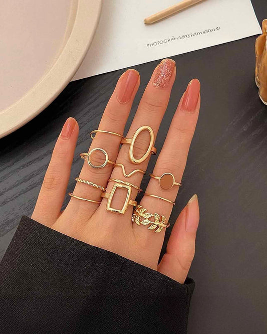 11 Stackable Finger Rings