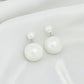 White Pearl Stud Earrings