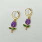 Flower Minimal Earrings