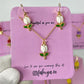 Flower Pendant Set