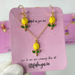 Flower Pendant Set