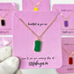 Bloc Pendant Necklace