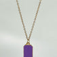 Bloc Pendant Necklace