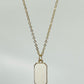 Bloc Pendant Necklace