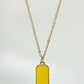Bloc Pendant Necklace