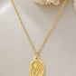 Rose Pendant Chain Necklace