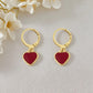 Small Heart Earrings