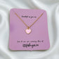 Mini Heart Chain Necklace
