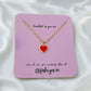 Mini Heart Chain Necklace