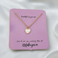 Mini Heart Chain Necklace