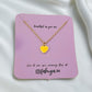 Mini Heart Chain Necklace