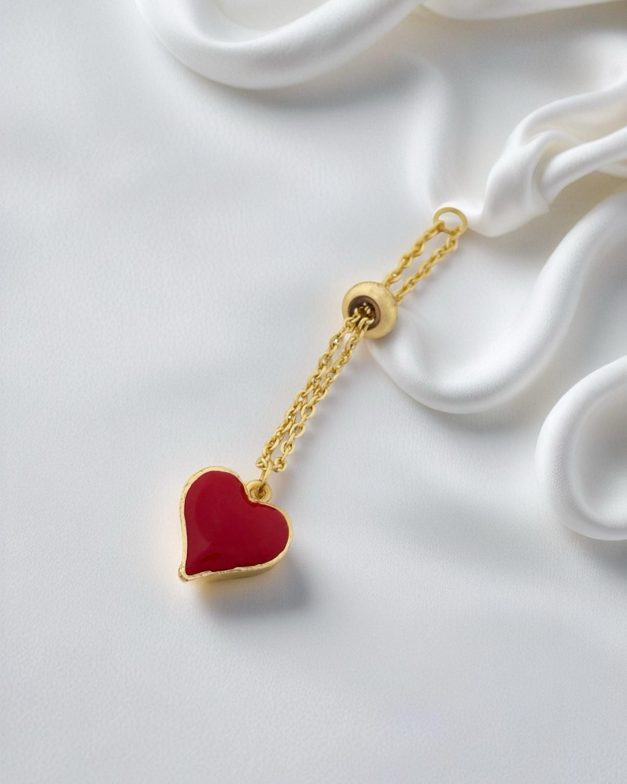 Heart Chain Ring