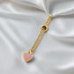 Small Heart Chain Ring