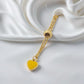 Small Heart Chain Ring