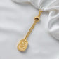 Rose Pendant Chain Ring