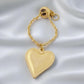 Bold Heart Chain Ring