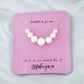 Pearl Wave Chain Necklace