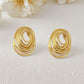 Sunlight Spiral Earrings