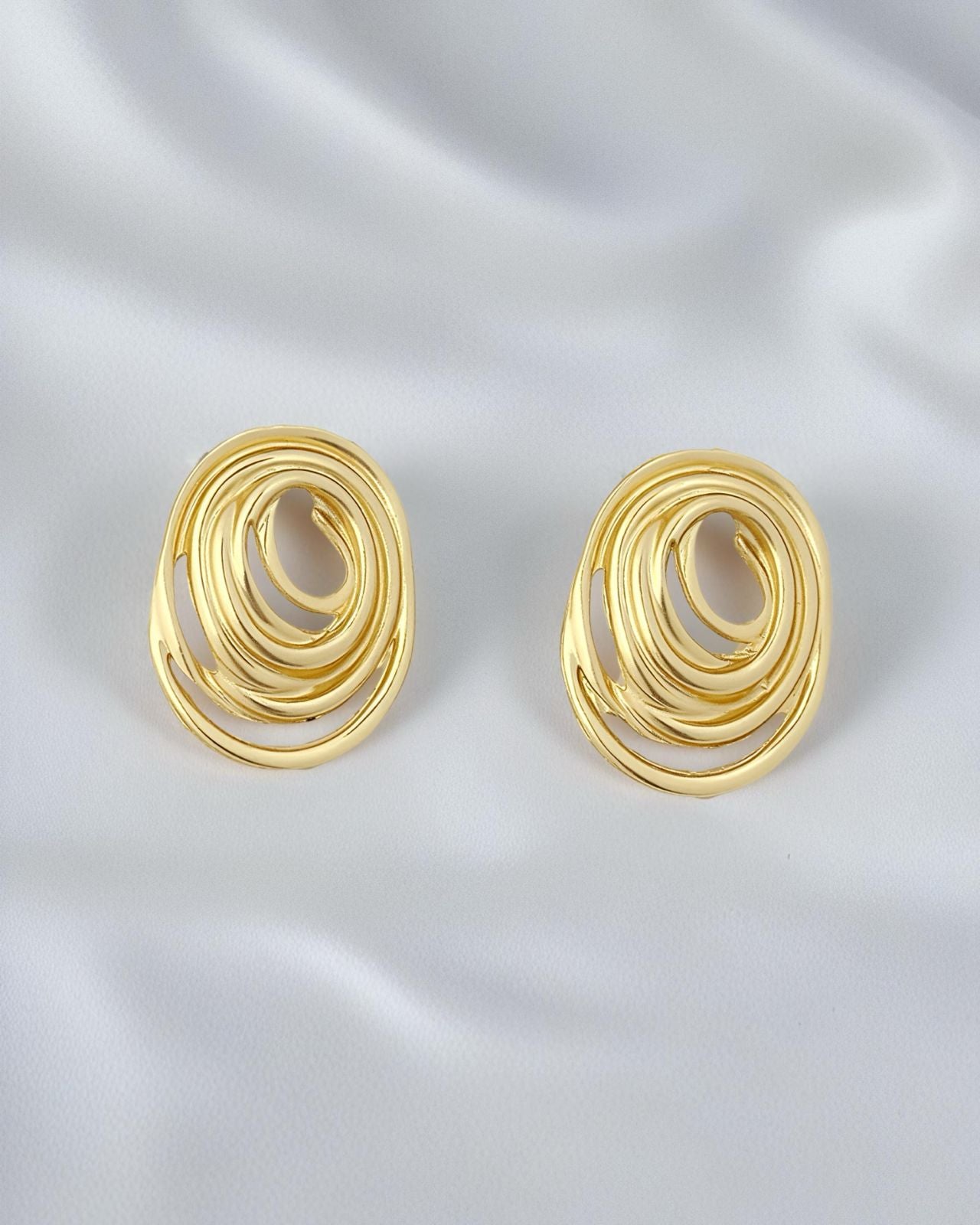 Sunlight Spiral Earrings