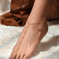 Toe Ring Cum Anklet (Bead Chain)