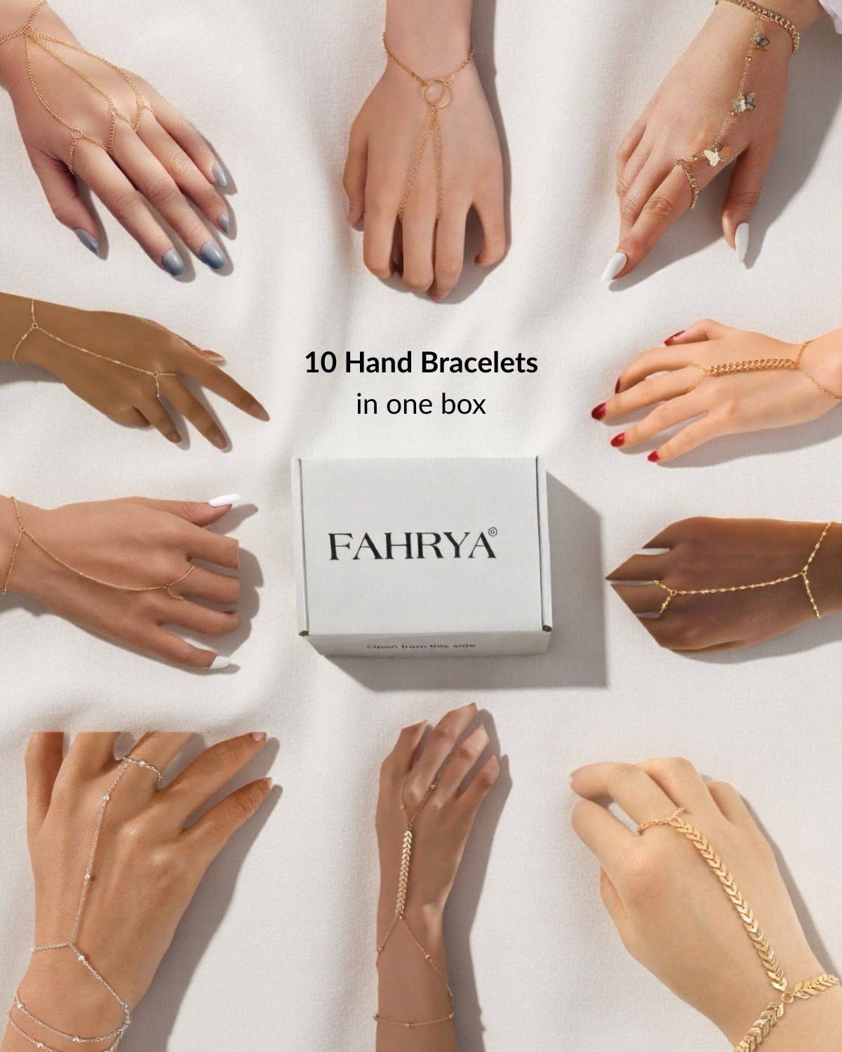 10 Ring Hand Bracelets Hamper