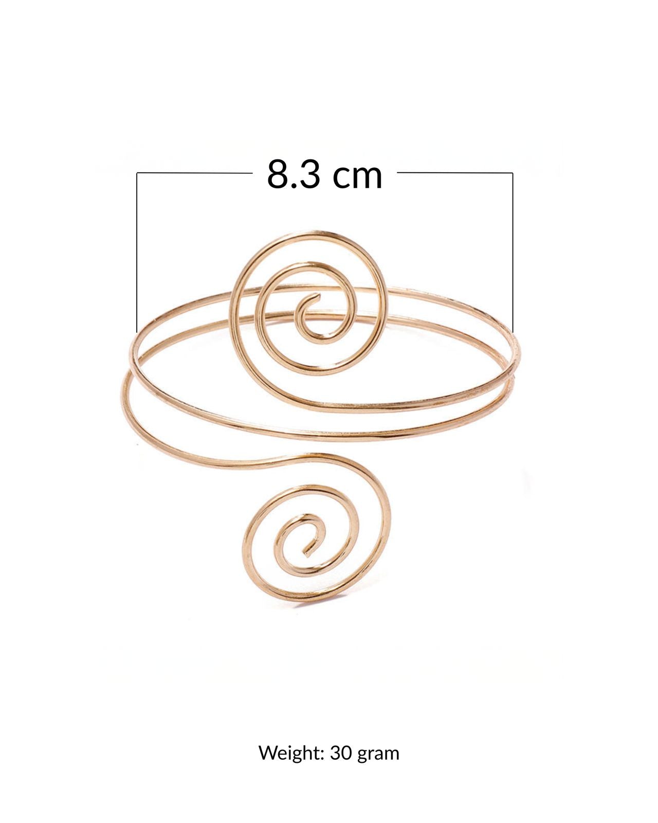 Spiral Cuff Arm Bracelet