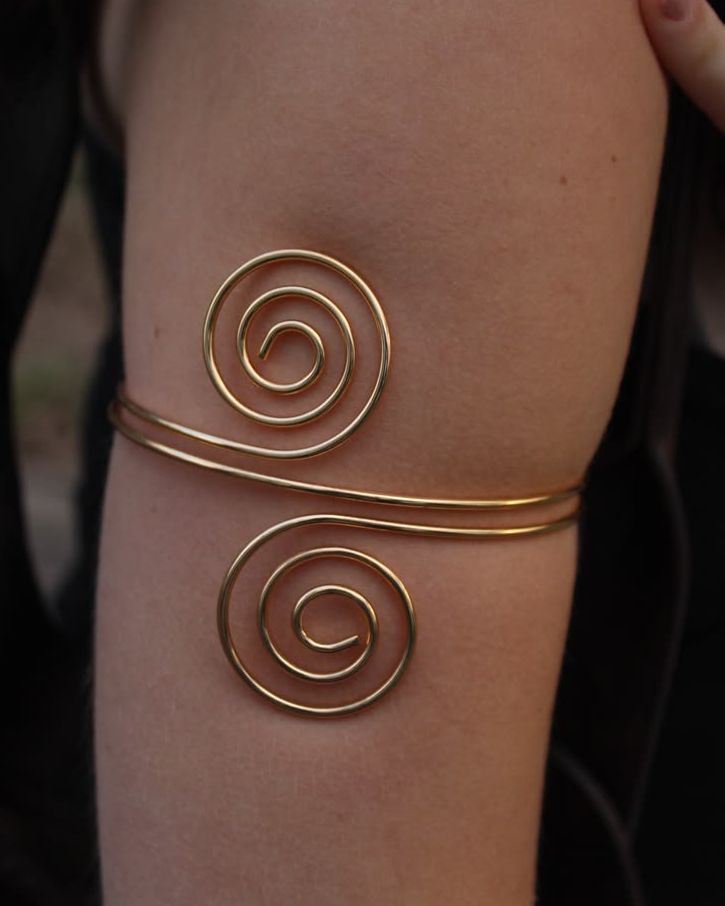 Spiral Cuff Arm Bracelet