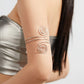 Spiral Cuff Arm Bracelet (Silver)