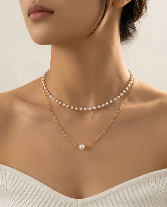Faux Pearl Necklace