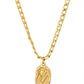 Rose Pendant Anti Tarnish Chain